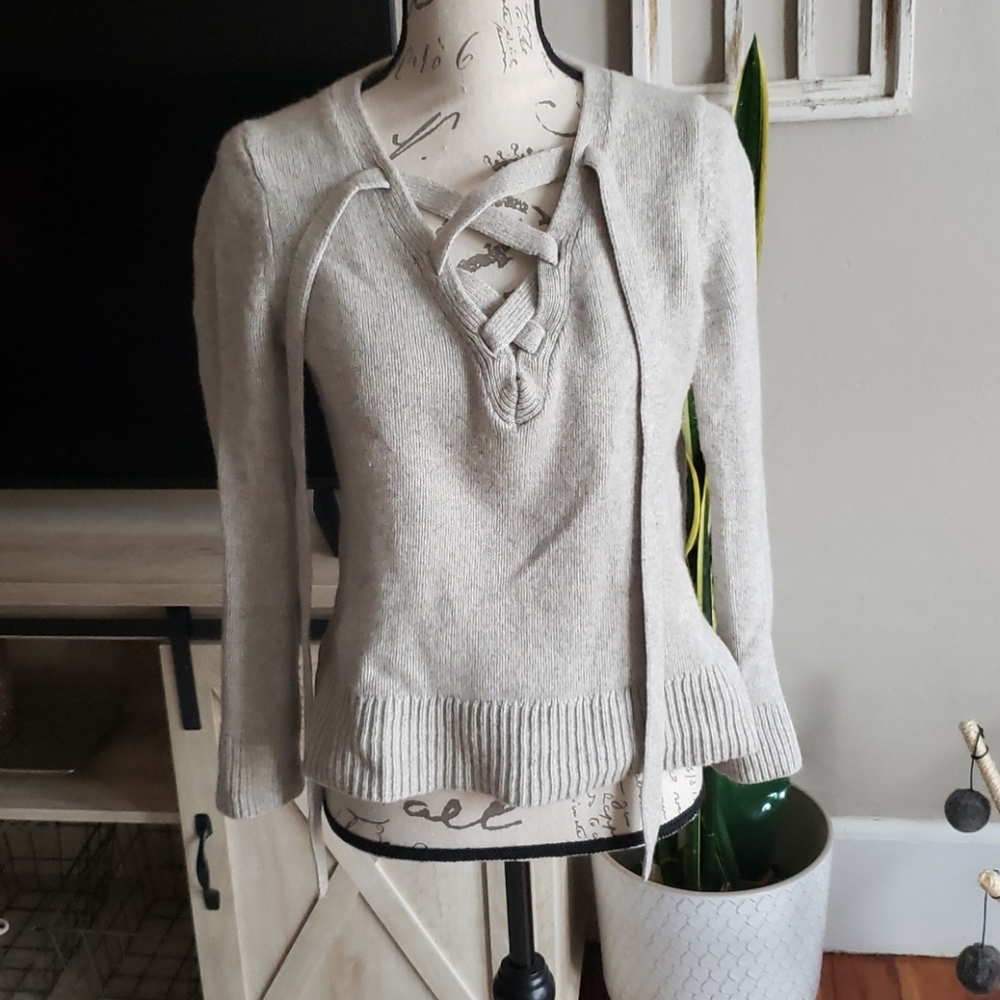 Gray sweater
